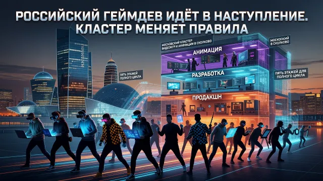 Российский геймдев идёт в наступление. Кластер меняет правила